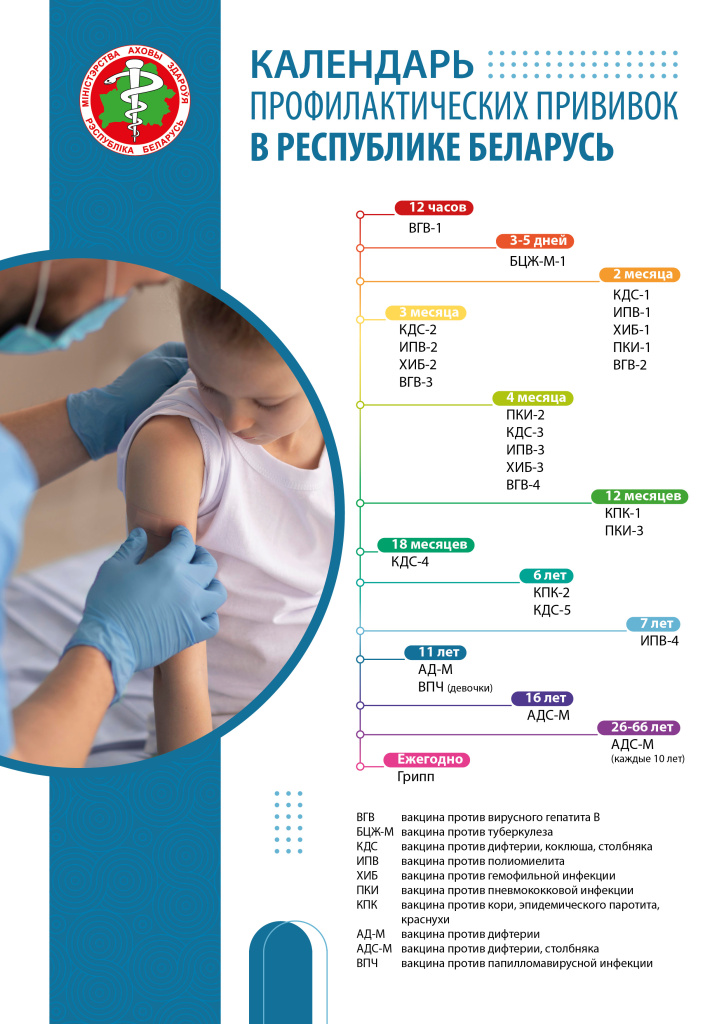 календарь прививок